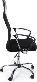 Czarne tapicerowane krzesło biurowe Dakar – Yes Everyday