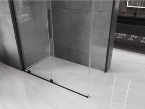 Mexen Velar kabina prysznicowa rozsuwana 160 x 80 cm, transparent, czarna - 871-160-080-01-70