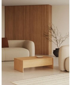 Stolik w dekorze dębu 60x110 cm Abilen – Kave Home
