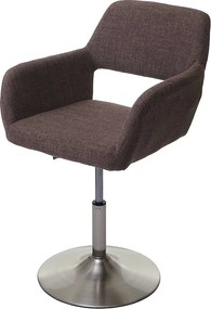 Krzesło do jadalni MCW-A50 III,  brązowe, szczotkowane nogi