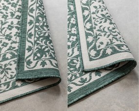 Dywan dwustronny zewnętrzny Gemini Alladyn zielono-kremowy 160 cm x 230 cm