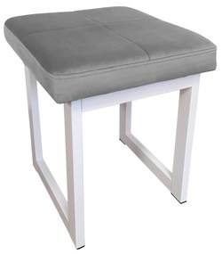 TABORET SOLID 45cm STOŁEK LOFT podstawa biała MG17