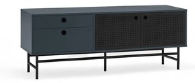 Ciemnoniebieska szafla pod TV 140x52 cm Punto – Teulat