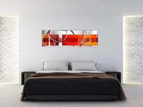 Abstrakcyjny obraz (170x50 cm)