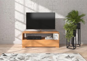 Drewniana szafka Rtv bukowa Sandema/Naturalny