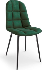 Krzesło do jadalni z pikowanym zdobieniem K417