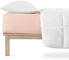 Jasnoróżowe dżersejowe prześcieradło z gumką 120x200 cm Boxspring – Andrea Simone