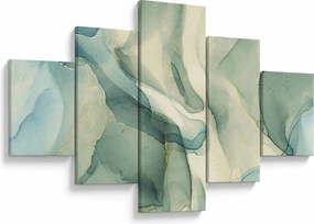 Obraz - Atramentowa abstracja (125x70 cm)