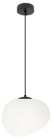 Czarno-biała lampa wisząca Stones – Candellux Lighting