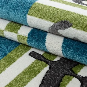 Dywan dziecięcy Kids Pirat multikolor 120 cm x 120 cm   koło