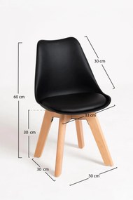 Zestaw 4 Krzese Synk Kid