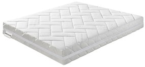 Twardy/średnio twardy sprężynowy materac dwustronny 140x200 cm Comfort Flow – BENAB
