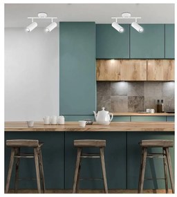 Biała metalowa lampa sufitowa 9x36 cm Colly – Candellux Lighting