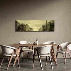 Obraz westernowego miasteczka (170x50 cm)