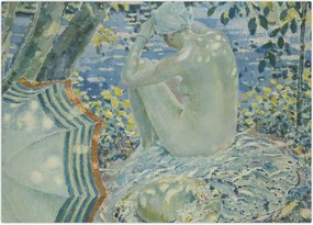 Obraz - Frederick Carl Frieseke, On the Bank, reprodukcje (70x50 cm)