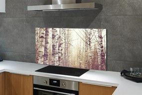 Szklany Panel Korony Drzew