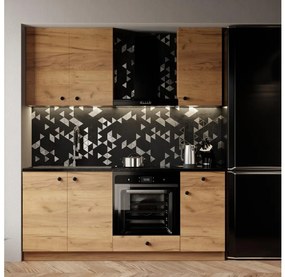 Zestaw kuchenny CLAIRE 180 cm dąb craft