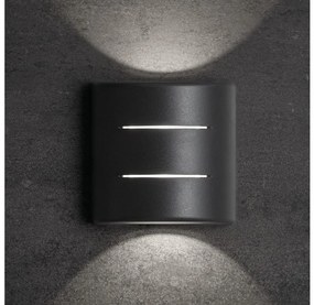 Kanlux 39184 - Zewnętrzny kinkiet LED REFAZI LED/6W/230V IP54 antracyt