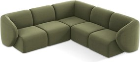 Zielony aksamitny narożnik Lani – Makamii