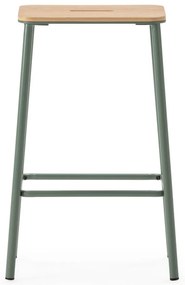 Zielone hokery zestaw 2 szt. (wysokość siedziska 65 cm) Abba – Marckeric