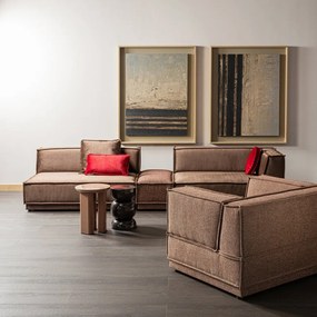 Okrągły stolik z połyskiem ø 40 cm Orivo – WOOOD