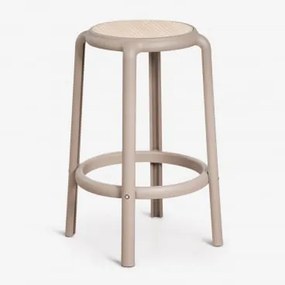 Wysoki Stołek Z Polipropylenu Omara Moka Brown & ↑75 Cm - Sklum