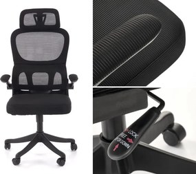 Fotel biurowy z podparciem lędźwiowym Soren Halmar