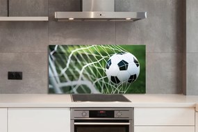 Szkło do Kuchni na Ścianę Piłka w Świetle Bramki