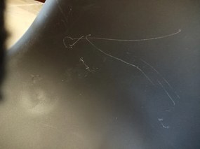 Promocja Krzesło jadalniane OSAKA plastikowe, antracytowe II jakość
