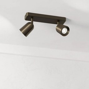 Eglo 901949 - Oprawa punktowa CAMALDOLI 2xGU10/10W/230V brązowa