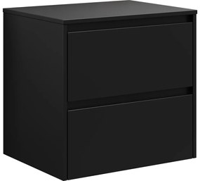 Szafka łazienkowa TRONDHEIM pod umywalkę 60 cm czarna