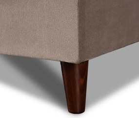 Sofa z Funkcją Spania LIMA Rozkładana Wersalka Dwuosobowa Beżowa Nowoczesna do Salonu