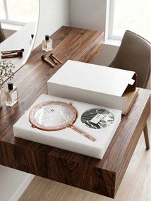 Lusterko Do Makijażu PREMIUM Kosmetyczne POWIĘKSZAJĄCE 10X Podświetlane LED