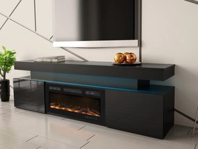 Szafka RTV z kominkiem Lestirola EF 2D 190