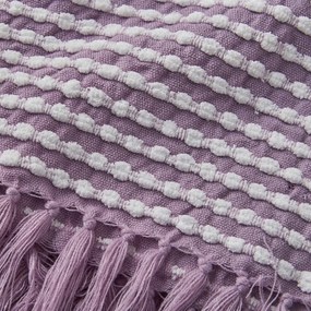 Lawendowy koc 125x150 cm Stab Stitch – Catherine Lansfield