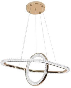 LAMPA WISZĄCA LED G034-CP ZŁOTA