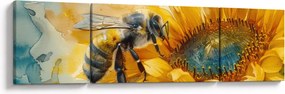 Obraz - Pszczoła, akwarela (170x50 cm)