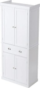 Szafa SucceBuy do Spiżarni Kuchennej 183cm, 4 Drzwi, 3 Regulowane Półki, Przechowywanie, Zaprojektowana dla Dużych Rodzin i Restauracji