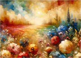Obraz - Kolorowa łąka (70x50 cm)