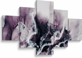 Obraz - Fioletowy marmur N⁰2 (125x70 cm)
