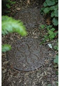 Metalowa płytka na ścieżkę ogrodową Ornament – Esschert Design