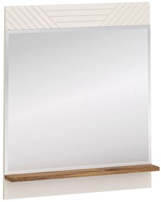 Lustro ścienne do przedpokoju kaszmir + dąb castello A7-R55