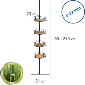 Teleskopowa półka pod prysznic DOLCEDO, 4 poziomy, WENKO