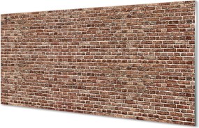 Szkło do Kuchni na Ścianę Dekoracyjny Mur Ceglany
