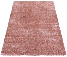 Dywan shaggy poliestrowy Brilliant różowy 120 cm x 170 cm