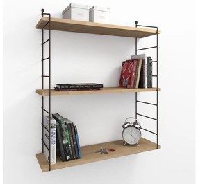 Półka ścienna ARMONI 85x72 cm beżowo-brązowa