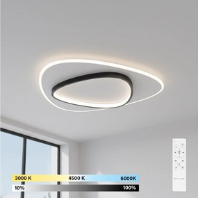 Brilagi - LED ściemnialna lampa sufitowa FLARE LED/70W/230V 3000-6000K+pilot