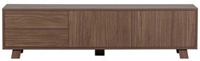 Naturalna szafka pod TV w dekorze orzecha 160x42 cm Seppe – WOOOD