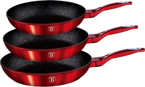 Granitowe patelnie 3 sztuki na indukcję D7-N60