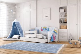 Łóżko dziecięce Blago z szufladą 80x160 80x180 MDF barierka stelaż Flex